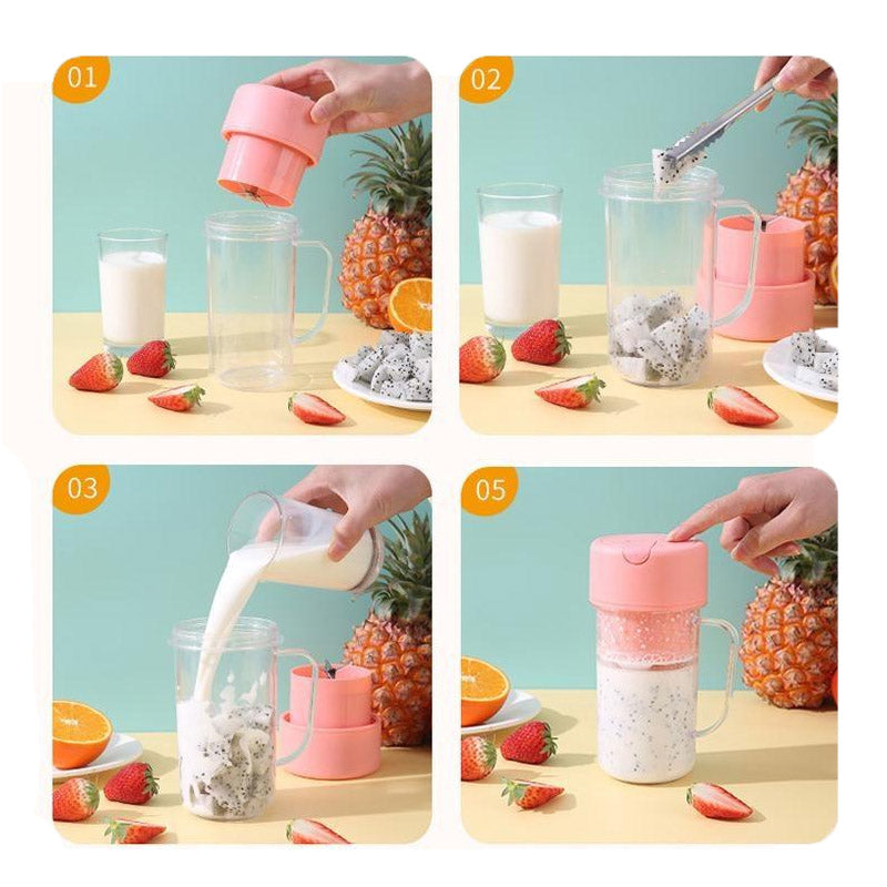 Mini Portable Rechargeable Juicer Blender For Juices And Smoothies