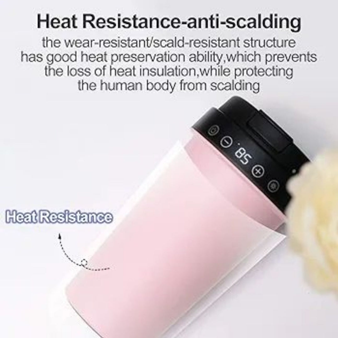 Stainless steel Electric Car Heating Coffee mug