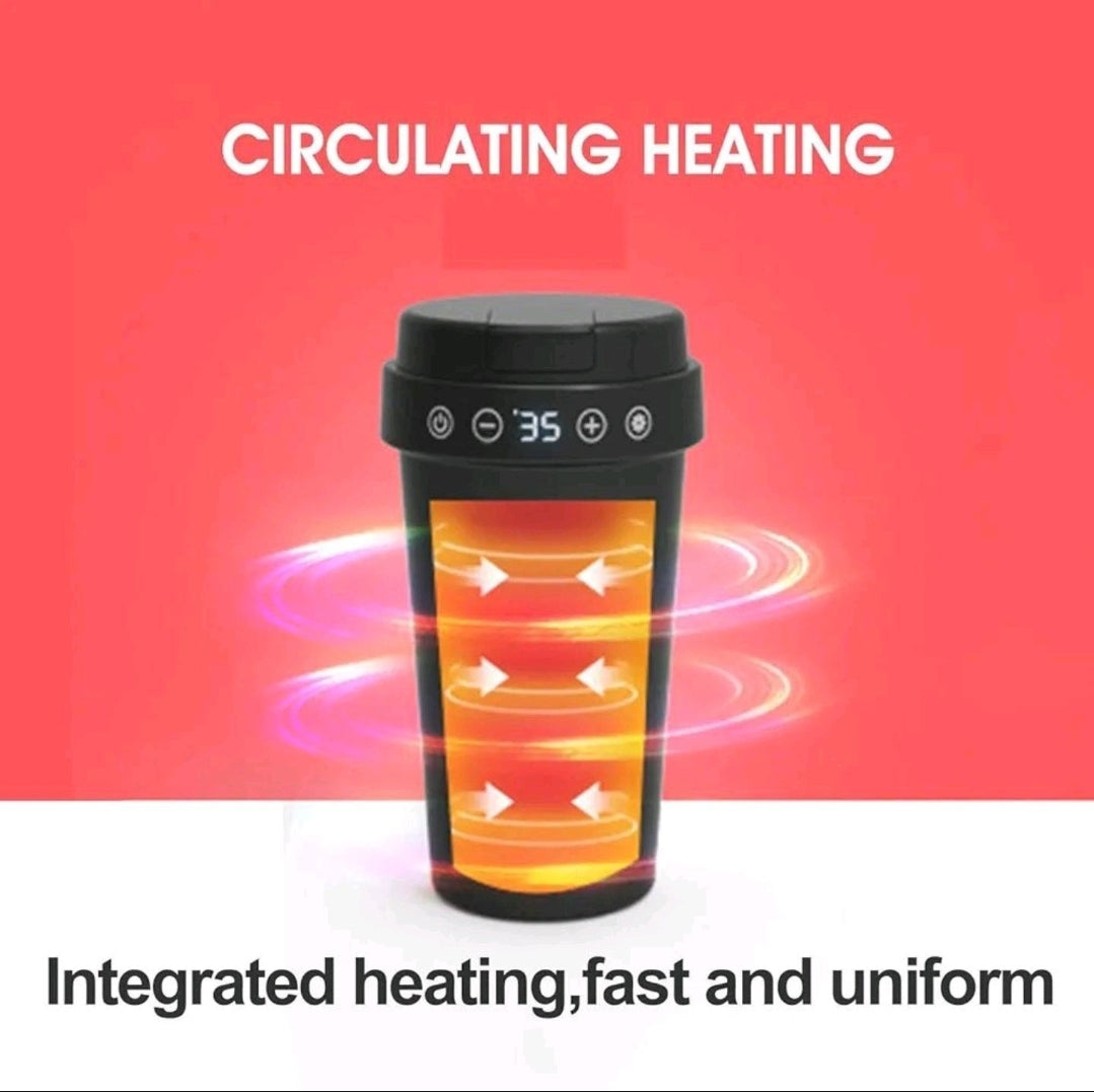 Stainless steel Electric Car Heating Coffee mug